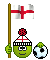 04 Flaggenkunterbunt 022 Smiley – Fussball